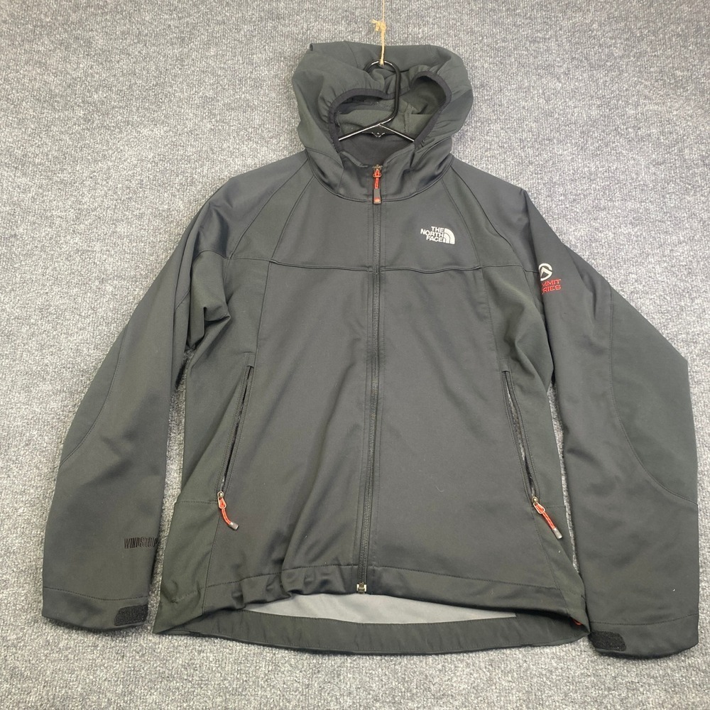The North Face Summit Series Windstopper Softshell Jacket Black Womens Medium
